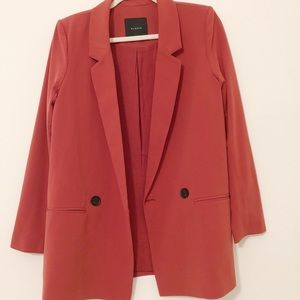 Elodie Boyfriend Blazer in Rosewood color